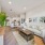 Open living space with living room, dining, and kitchen 